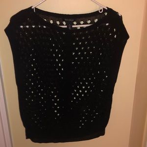 Sleeveless sweater shell